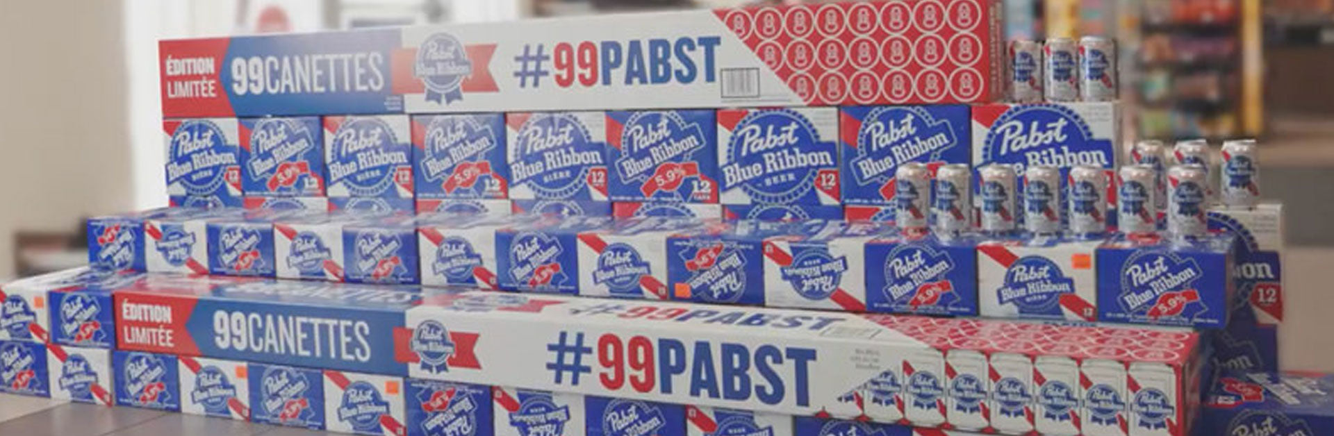 PBR’s 7-Foot Long, 99-Can Family Pack Is Back!