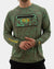 Spindrift Men's Pro+ Technical performance Fishing Long Sleeve with front terminal Zipper pocket