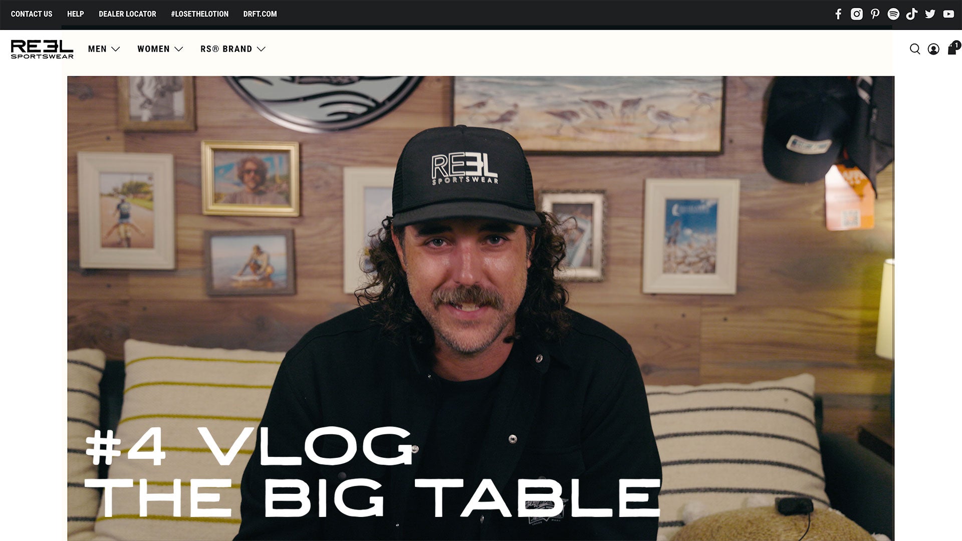 Reel Sportswear VLOG - Thanksgiving message by Andrew Foster