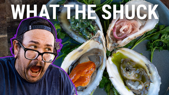 Oysters Four Ways (Brocko-Fella + Four Raw Sauces) — A Reel Mouthful