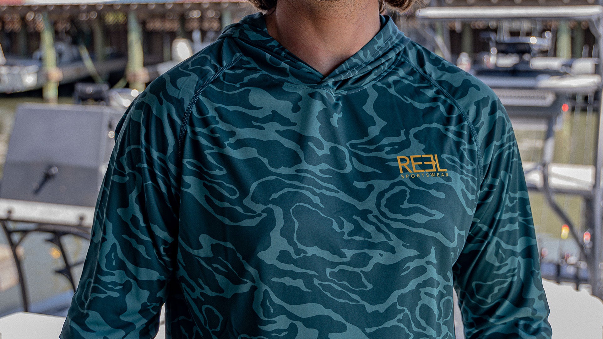 Reel Sportswear Hooded Performance Fishing Shirts