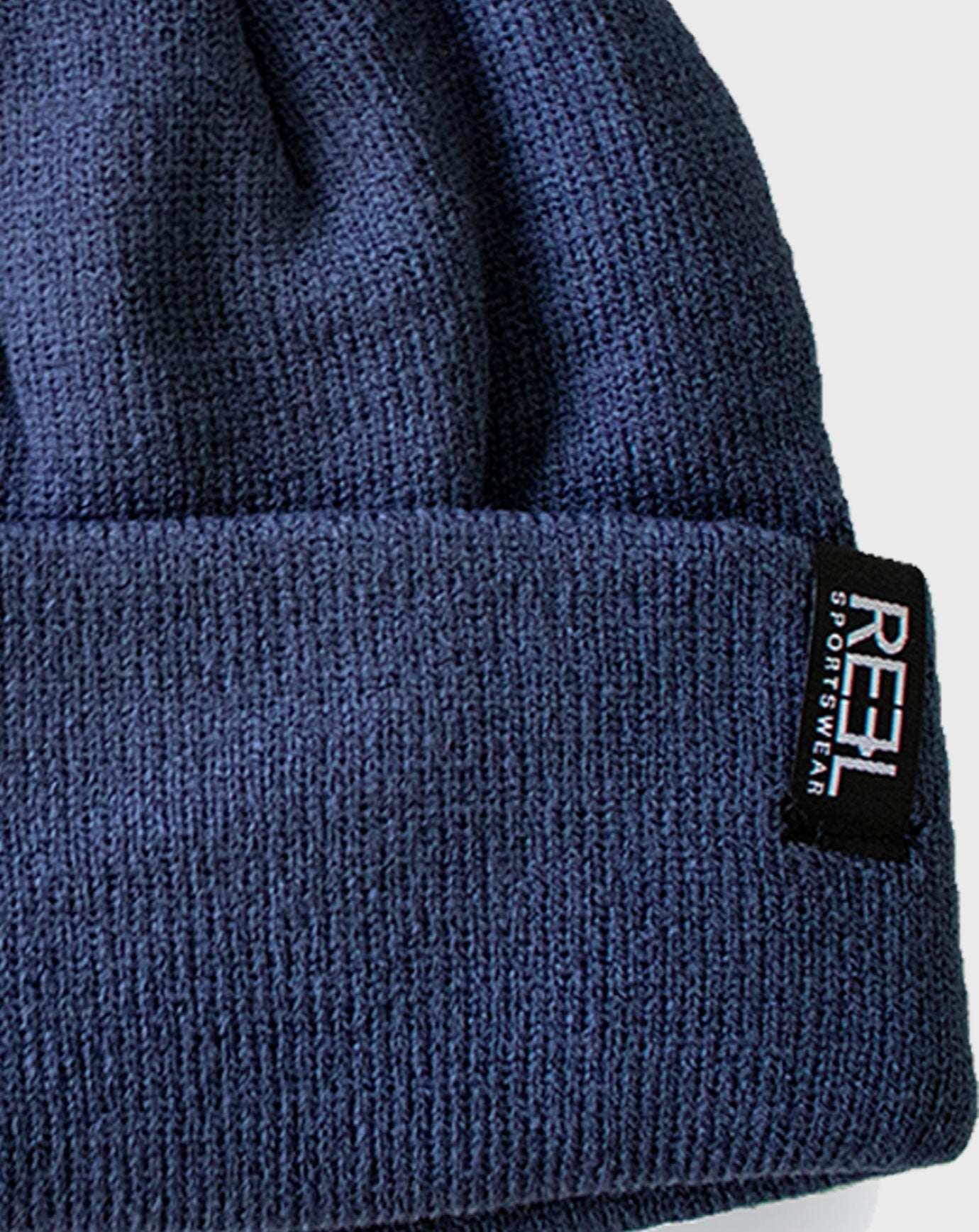 Reel Sportswear Navy Fishing Tobogan, beanie and fishing headwear