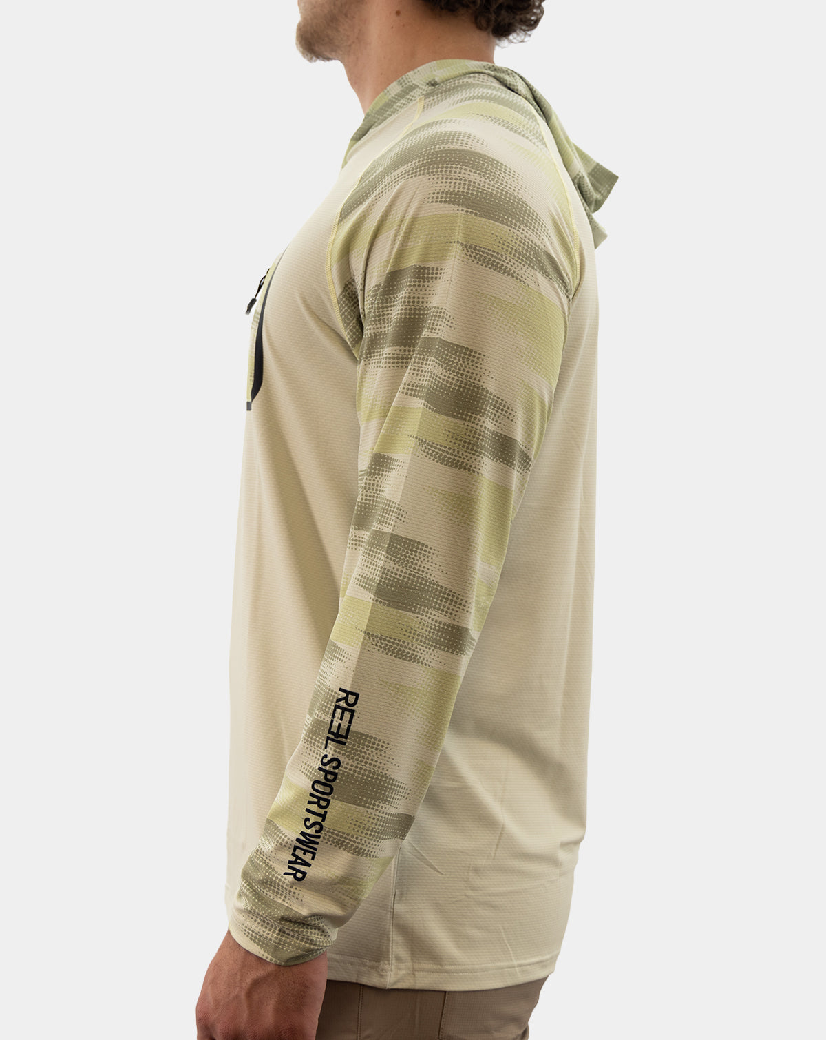 Bahia Men's Pro+ Technical performance Fishing Long Sleeve Hoody with front terminal Zipper pocket