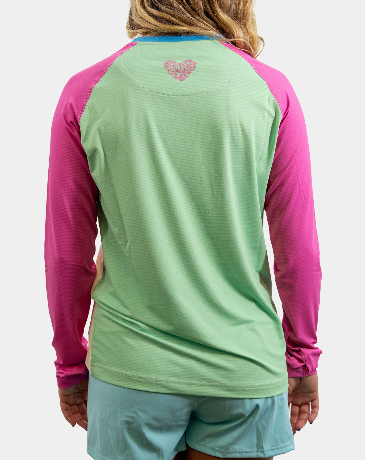 Women's UPF 50 long sleeve fishing shirt breathable performance material