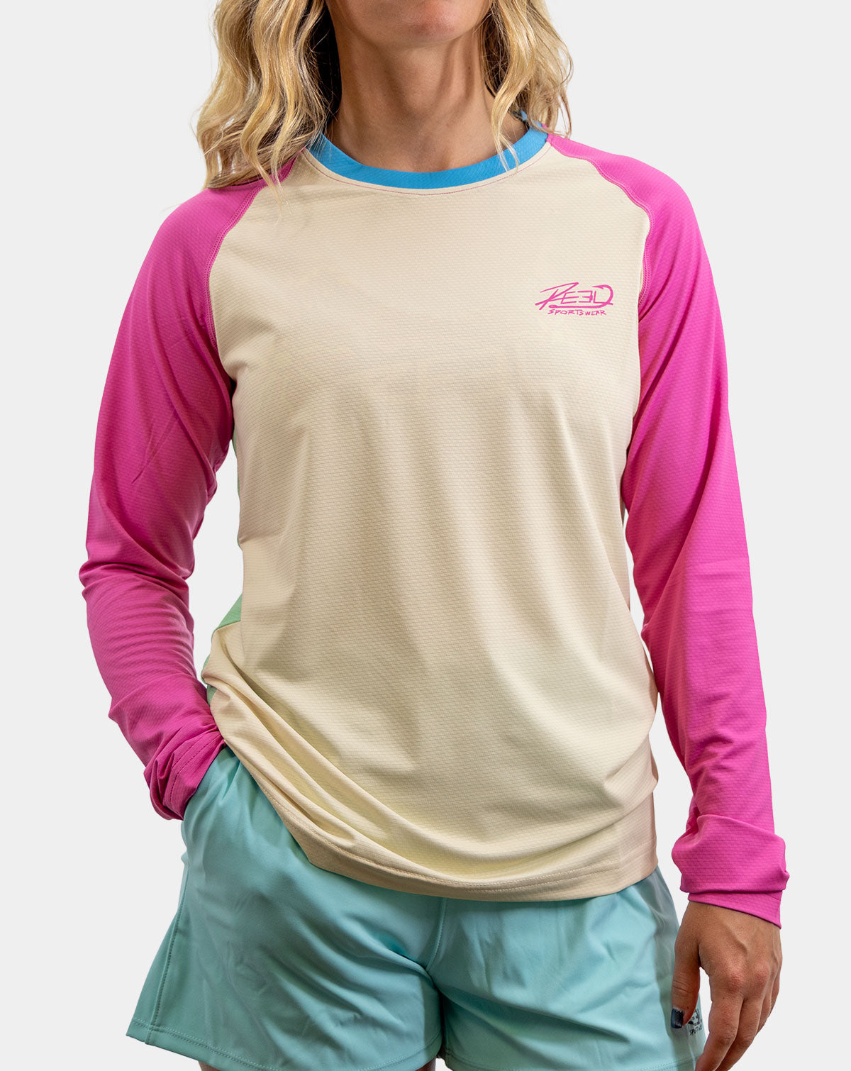 Women's breathable long sleeve fishing shirt quick dry performance