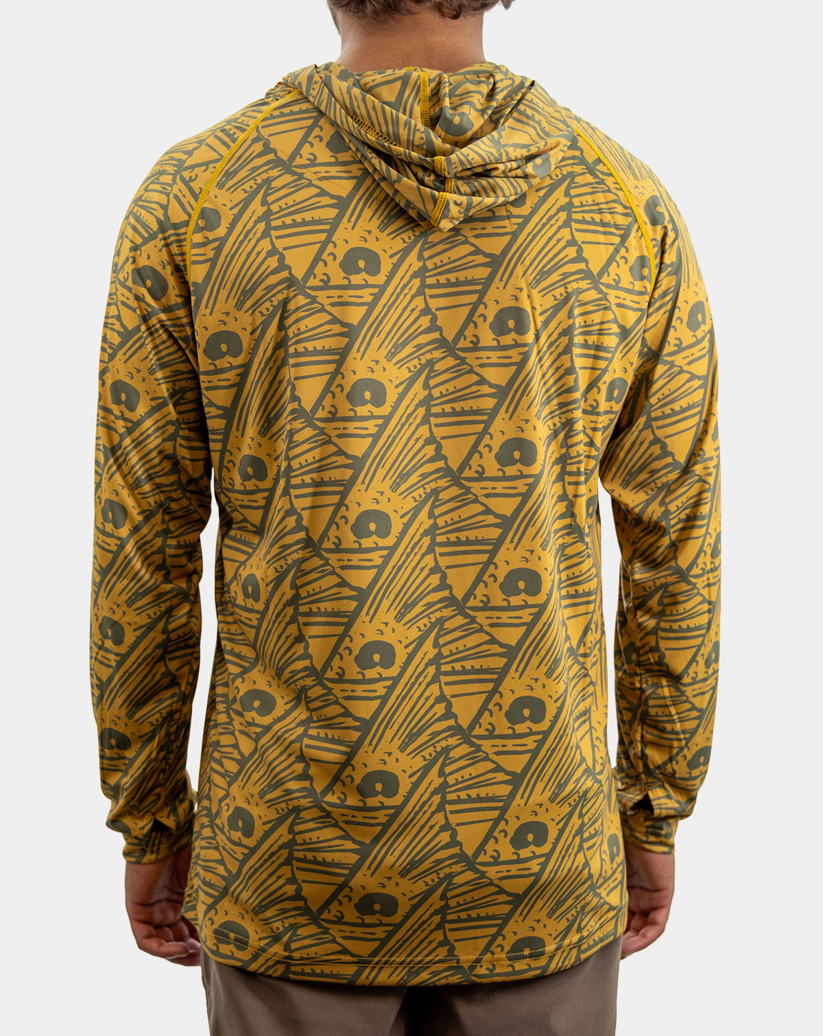 lightweight men's hooded fishing shirt for summer fishing