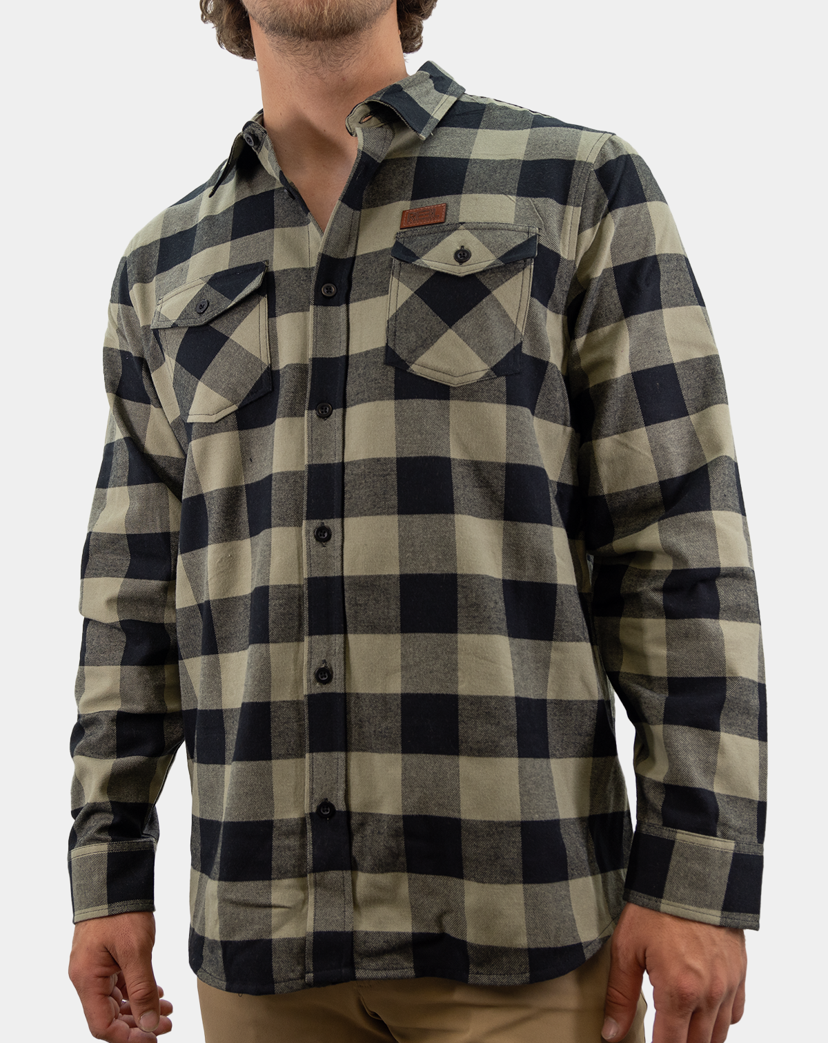 Men&#39;s Fisherman&#39;s Flannel longsleeve Top Reel Sportswear