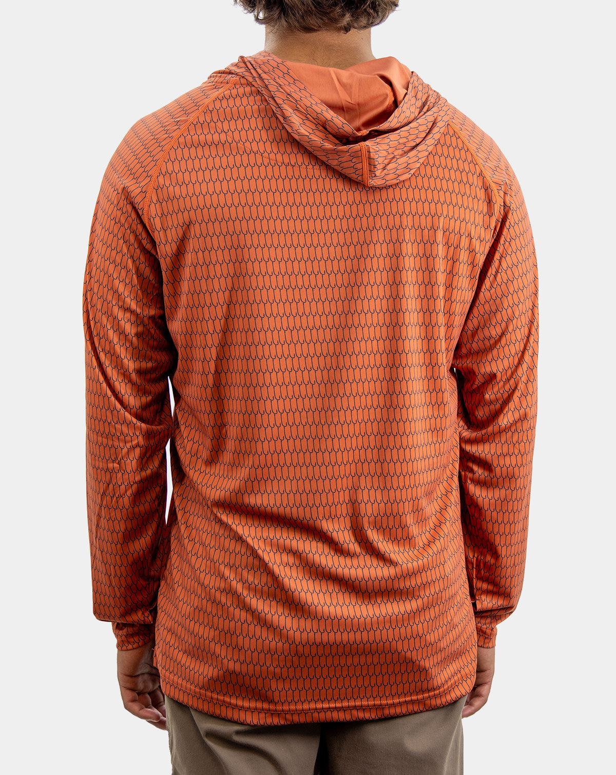 men's breathable fishing hoody for hot sunny days