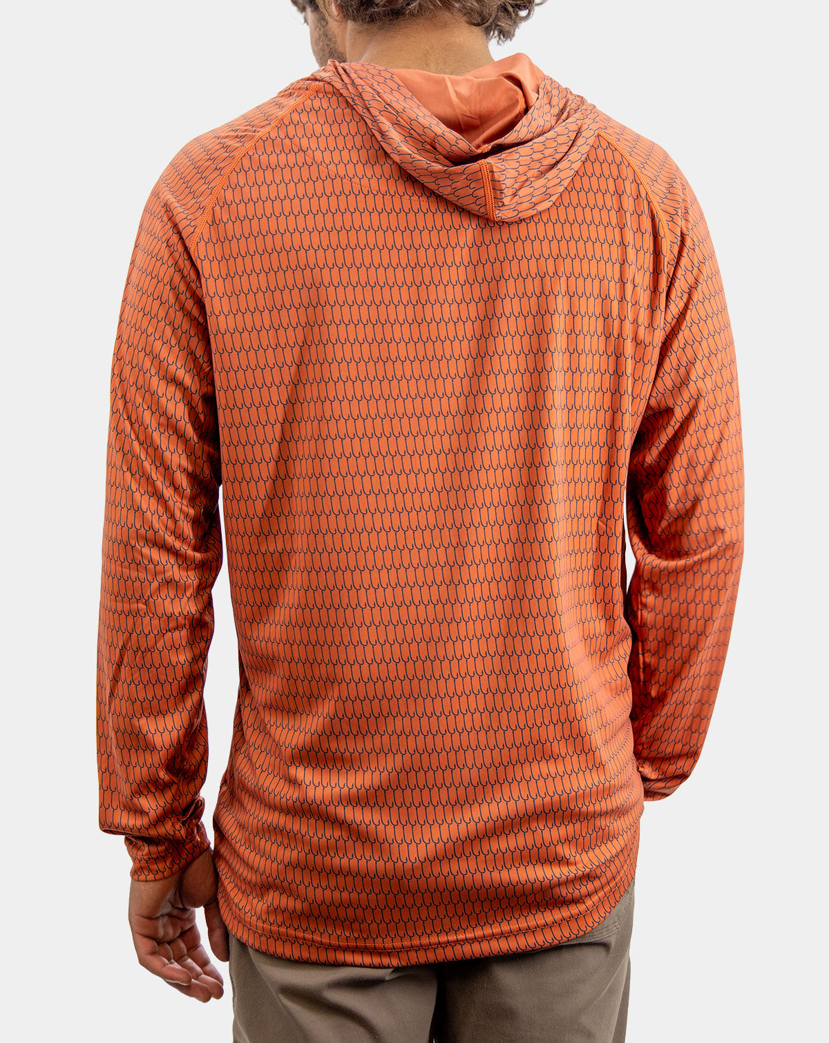 men's saltwater fishing hoodie long sleeve performance shirt