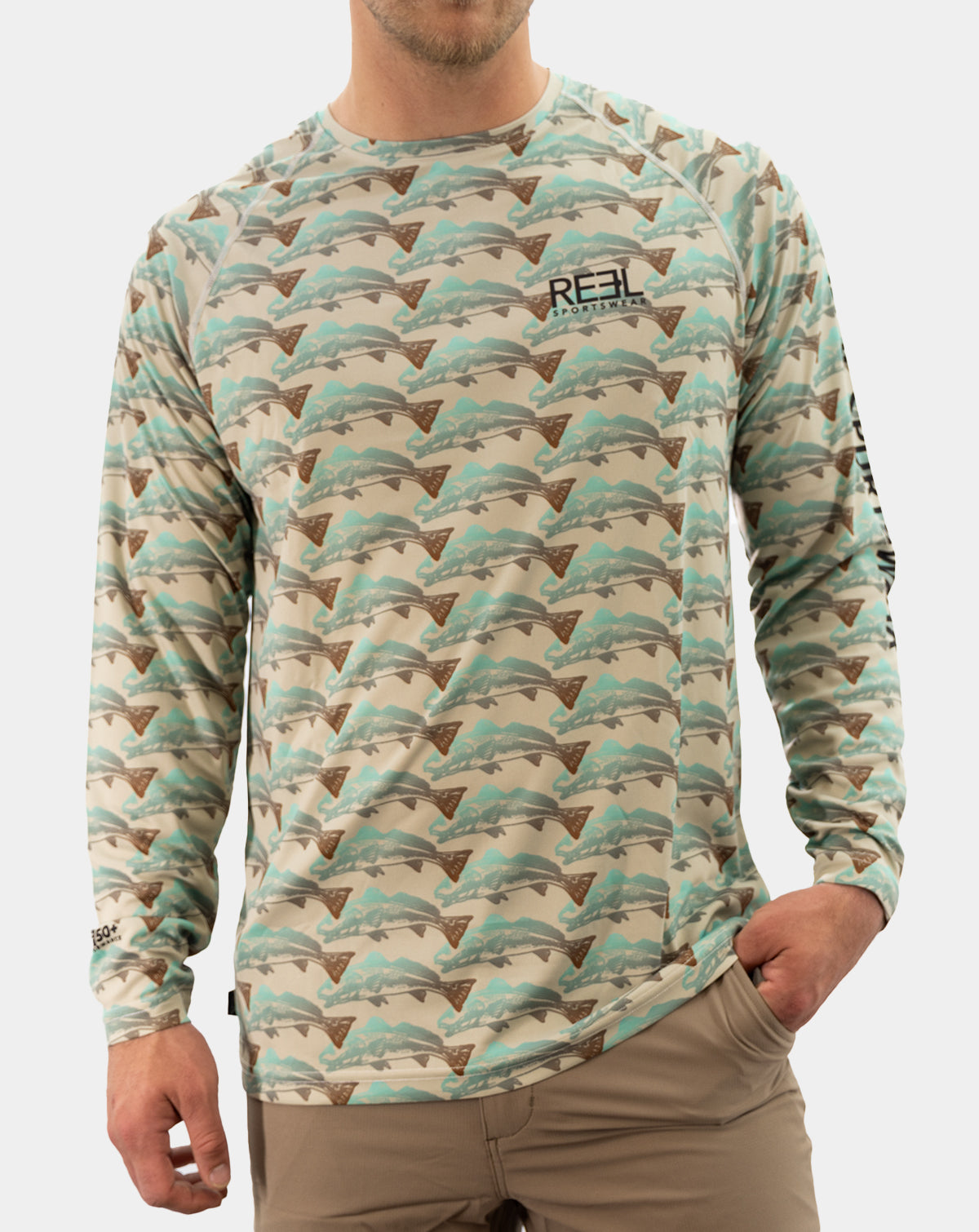 Tailer Park men's fishing long sleeve shirt, Reel Sportswear