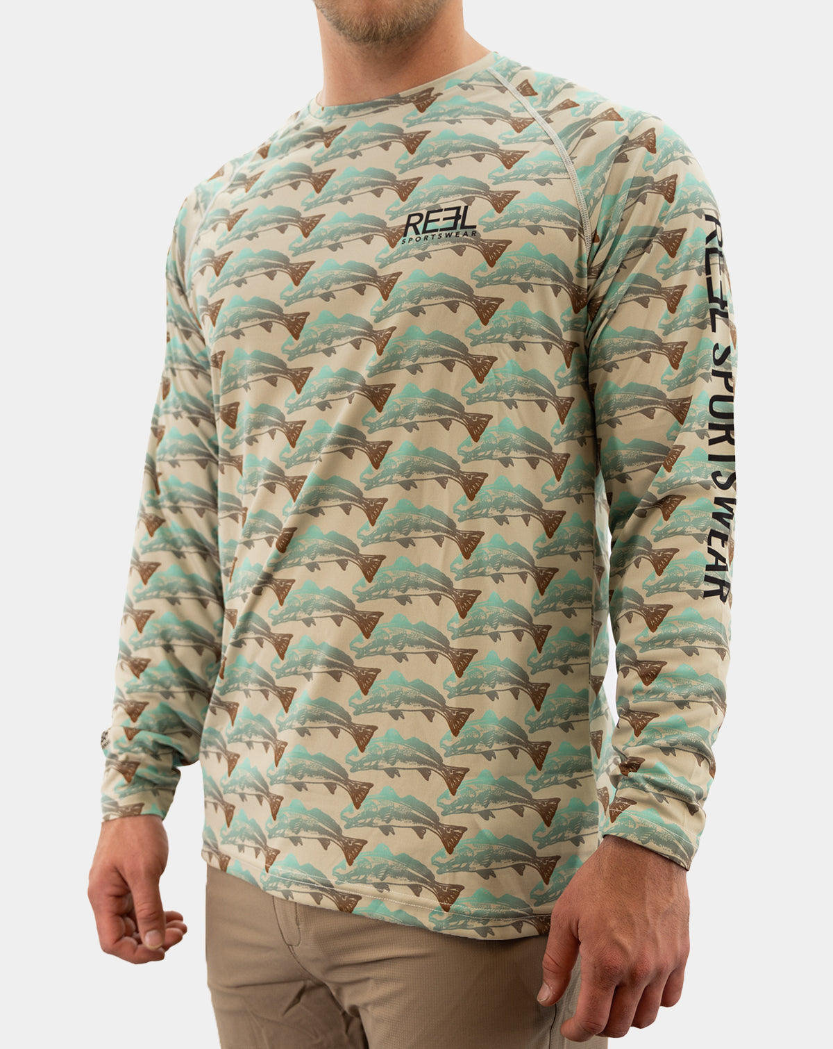 Tailer Park men's fishing long sleeve shirt, Reel Sportswear