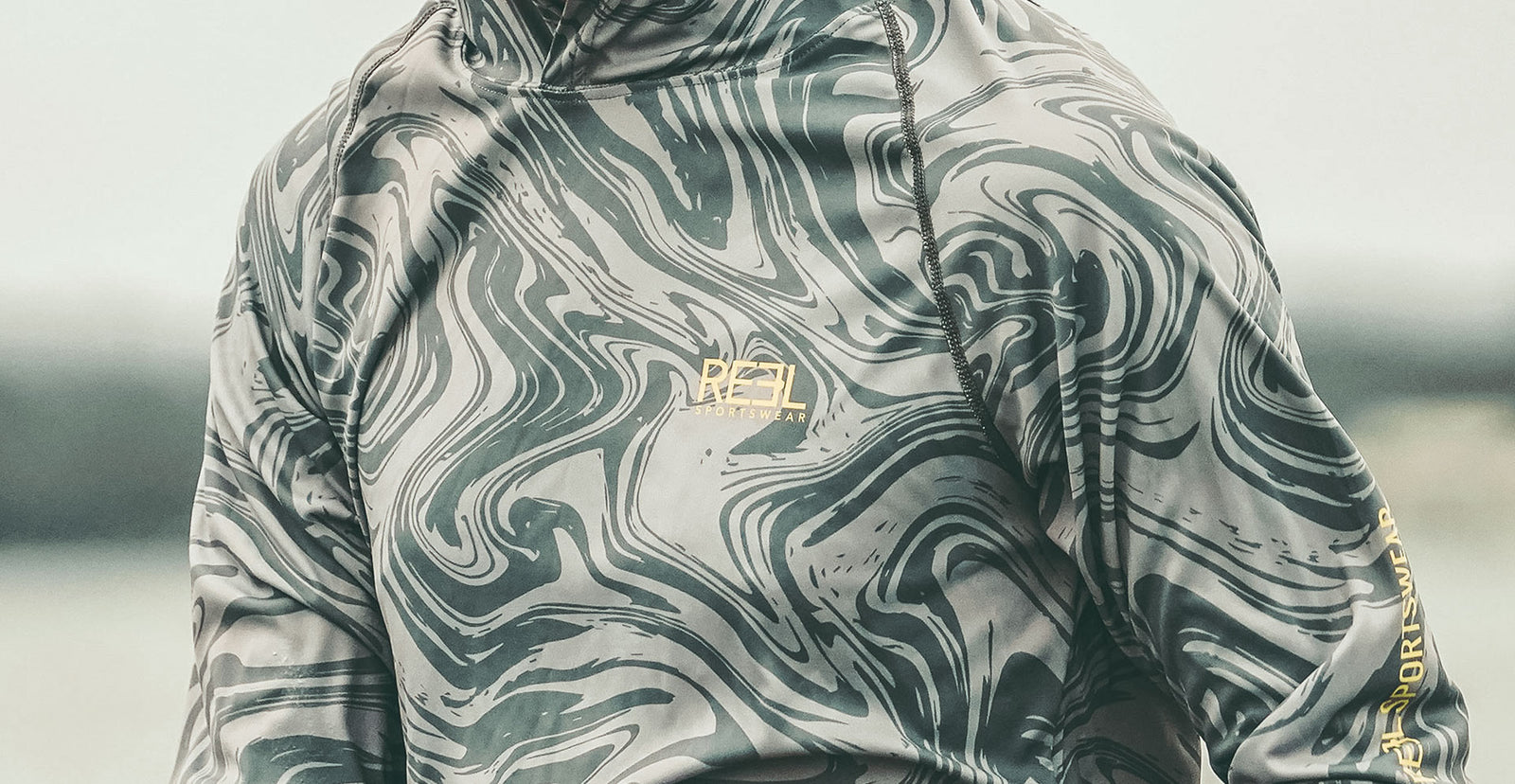 Men's Longsleeve Fishing Hoody - performance fishing hoody - UPF hoody