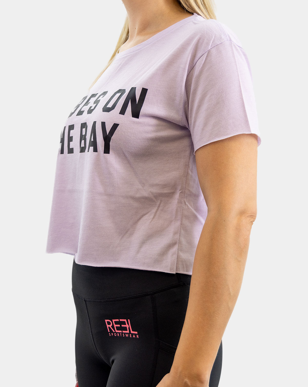 Limited Edition Reel Sportswear Women's Babes on the Bay Cropped Tee Shirt