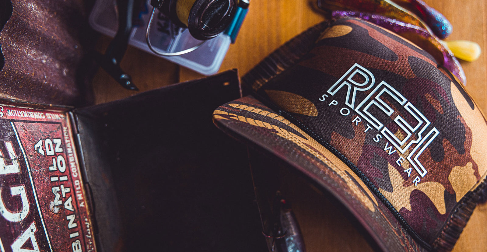 Badlands Trucker Hat - Fishing headwear Reel Sportswear