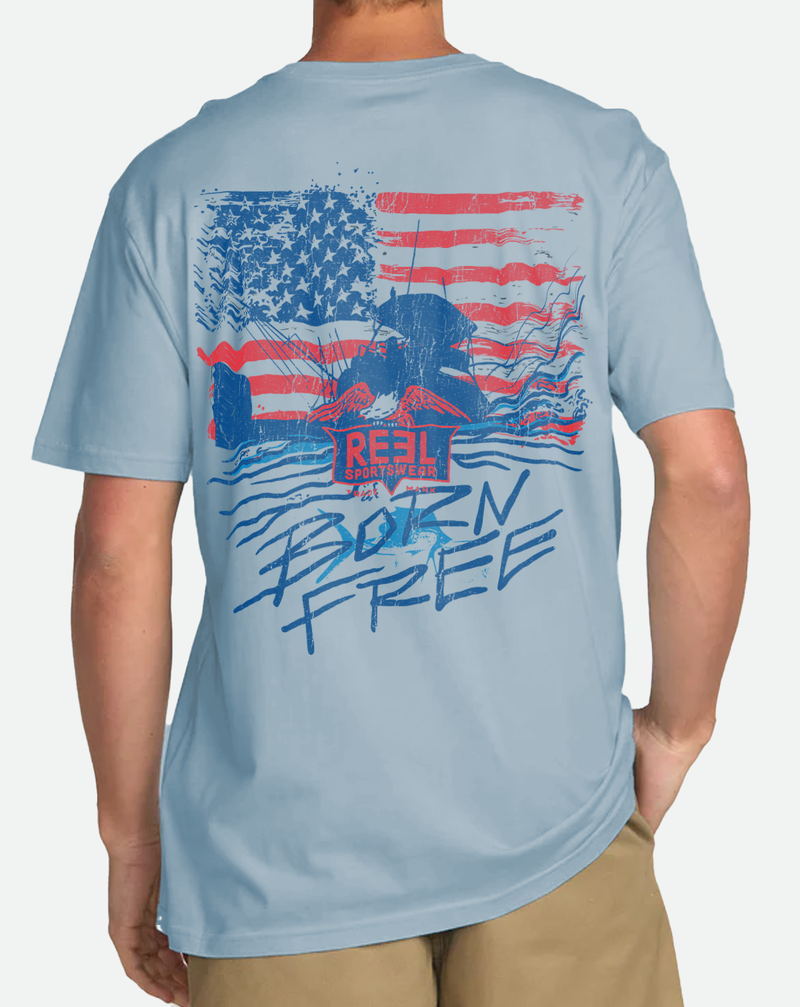 Born Free Tee – Sea