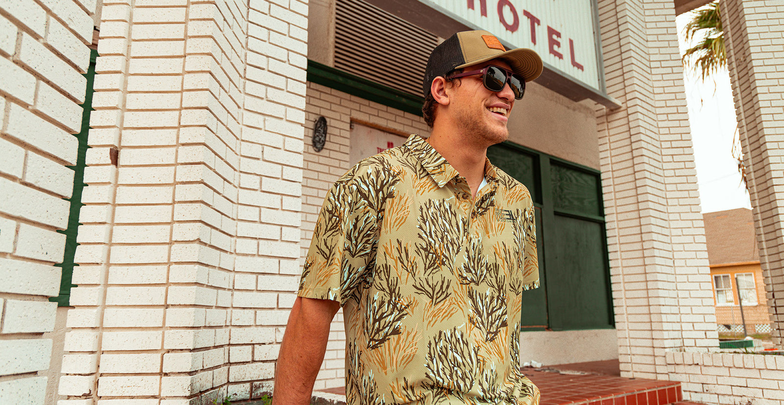 Castaway Men's Fishing Polo Shirt, Golf polo shirts