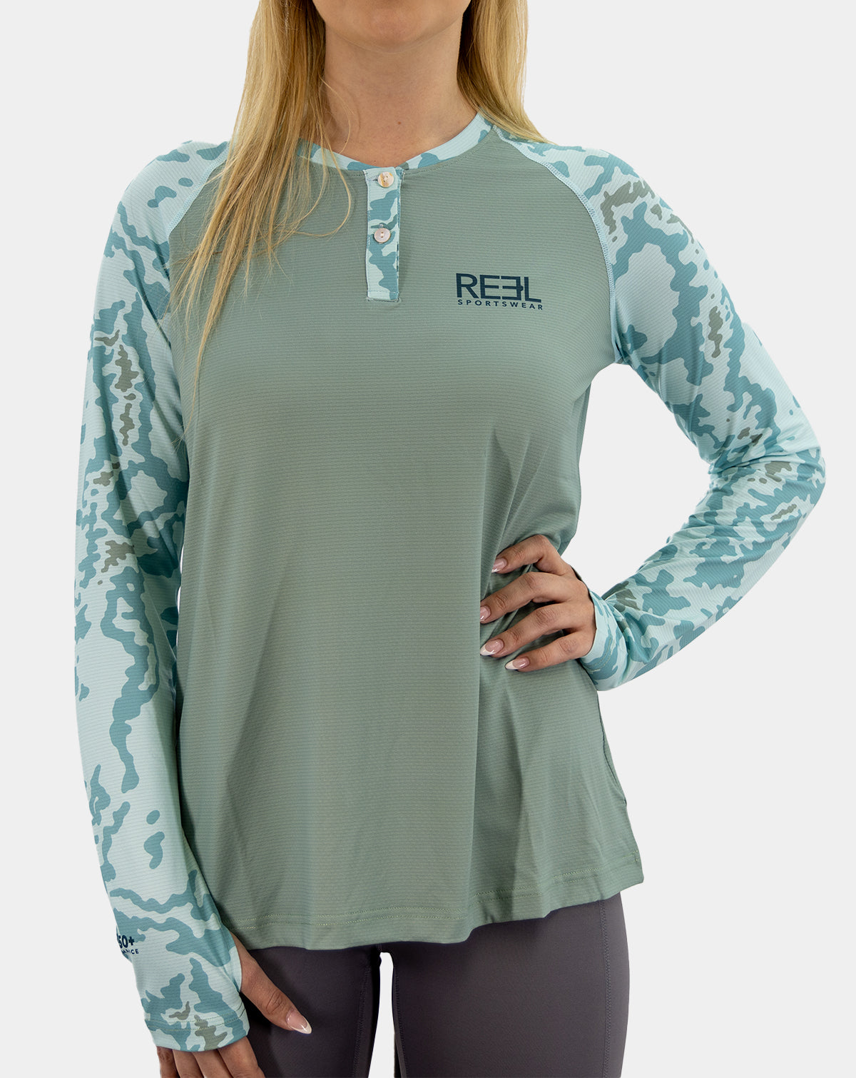 Chloe Pro+ Women's Henley fishing shirt - Reel Sportswear