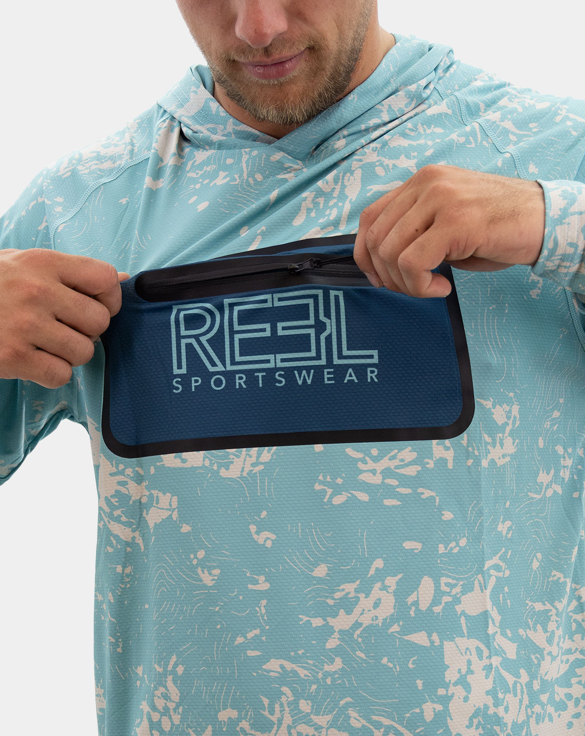 Men's Pro+ Performance Fishing Hoody, Collie Man, Reel Sportswear, Best Fishing Hoody