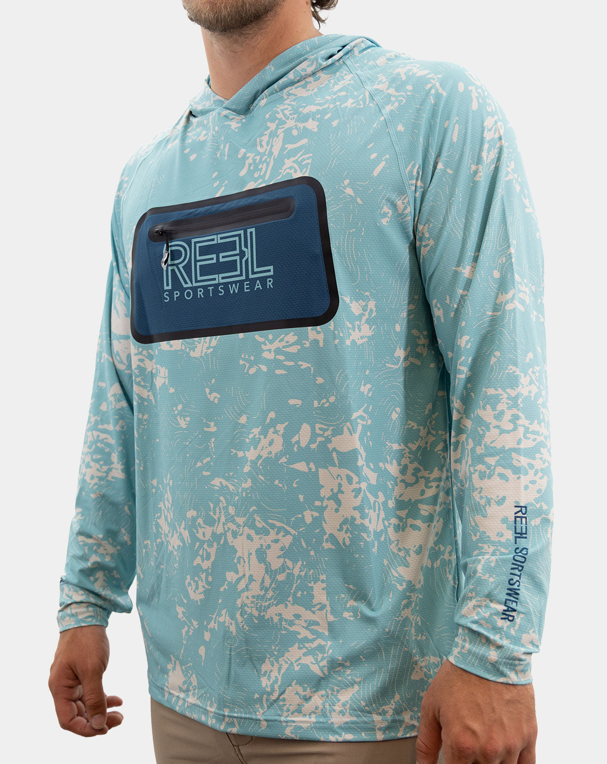 Men's Pro+ Performance Fishing Hoody, Collie Man, Reel Sportswear, Best Sun protection top