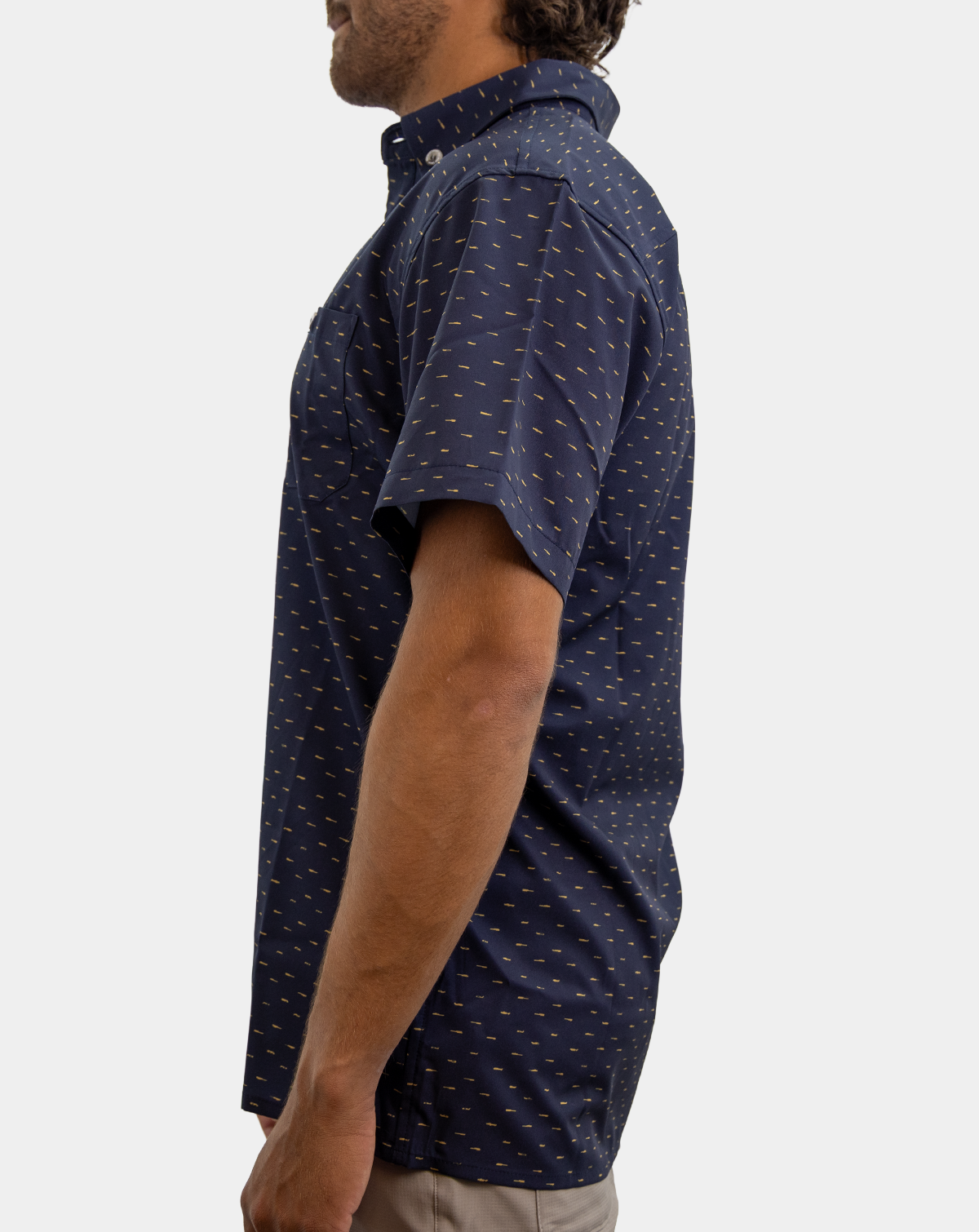 Reel Sportswear Men's Flatlander Drift Away short sleeve button-down, mens casual fishing short sleeve button-down shirts.