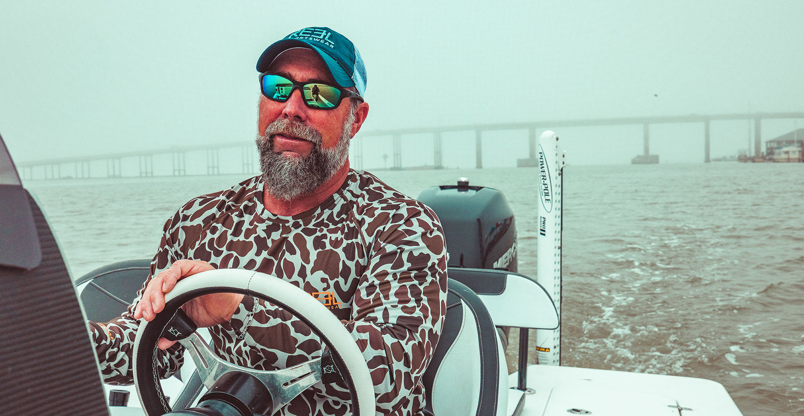 Fowl Camo Men's LS Performance Shirts, Camo Hunting fishing Shirts, Aaron Loomis