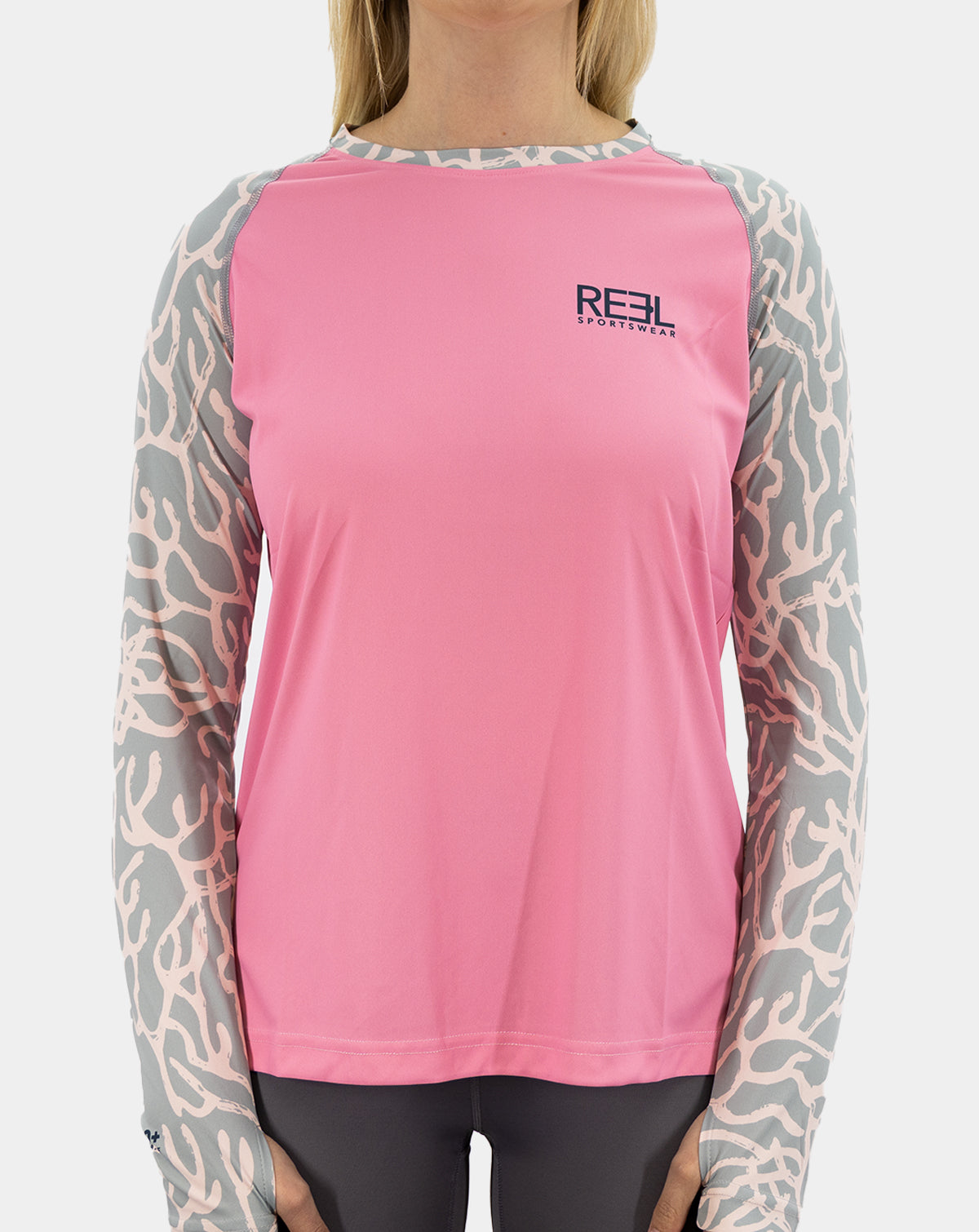 Reel Life Women's Waterlily Uv Long Sleeve Cover Up - Medium