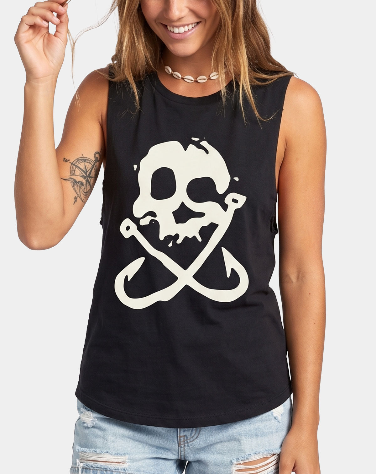 women's jolly roger tank - Reel sportswear
