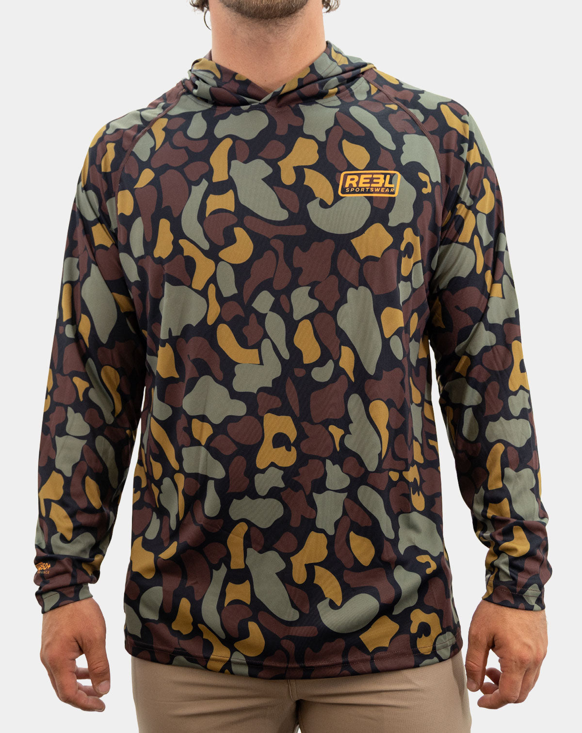 Camouflage reel Sportswear fishing Men's  hoody
