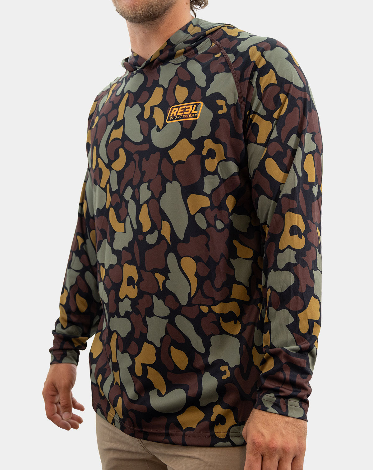 Camouflage reel Sportswear fishing Men's  hoody