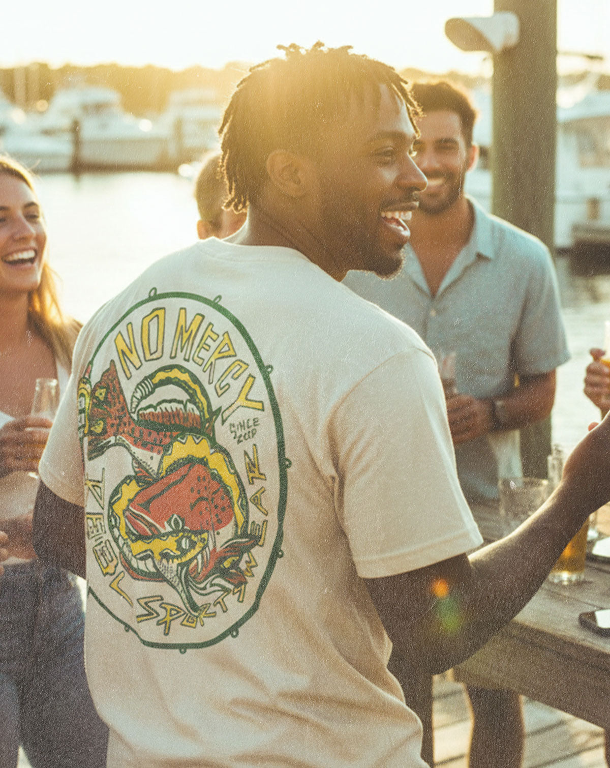 No Mercy Tee -  Reel Sportswear Men's Fishing Graphic Tee Shirts