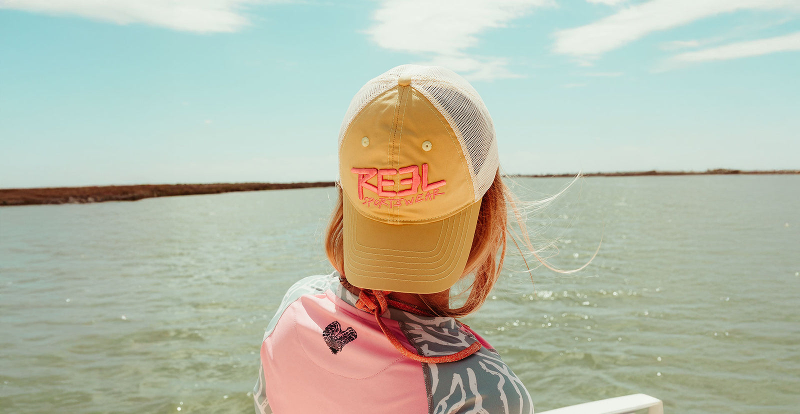 Outcast Unstructured Fishing Trucker Hat - Reel Sportswear Fishing Headwear