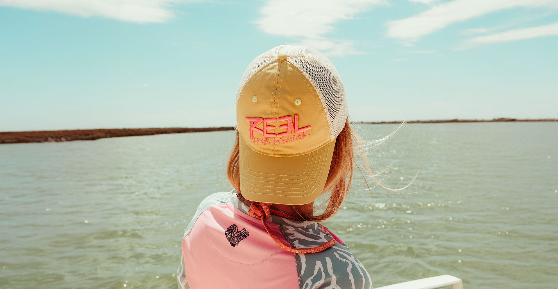 Outcast Unstructured Fishing Trucker Hat - Reel Sportswear Fishing Headwear