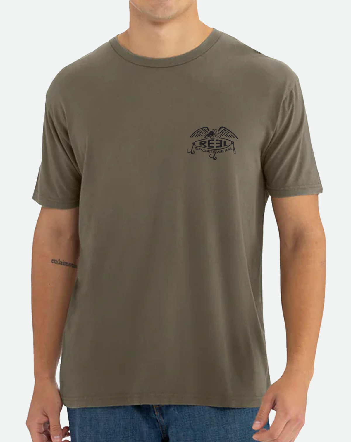 Reel Sportswear Outlaw Men's Fishing Graphic Tees, Men's T-shirts, fishing tees