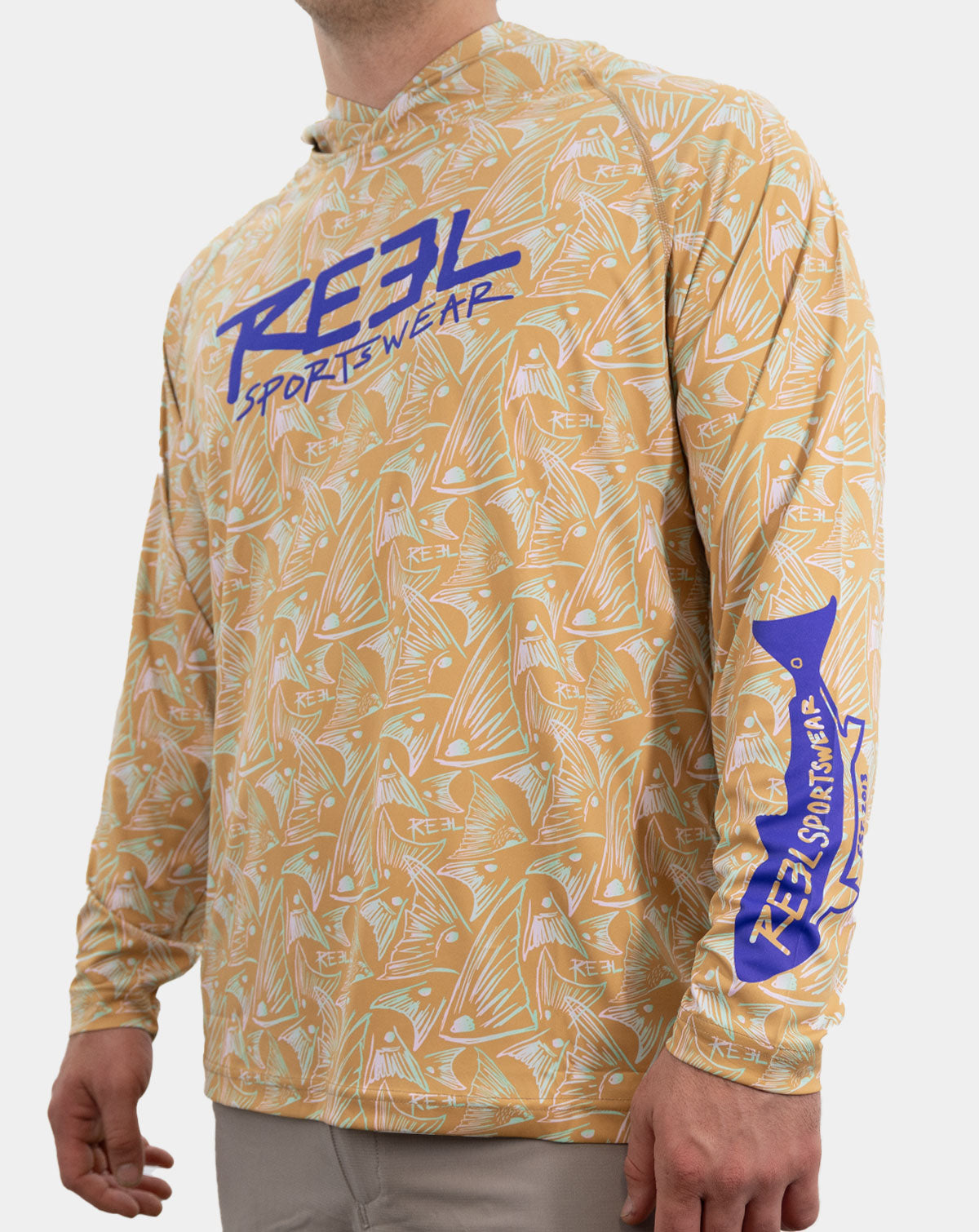 Reel Sportswear Rythems men's Performance fishing hoody