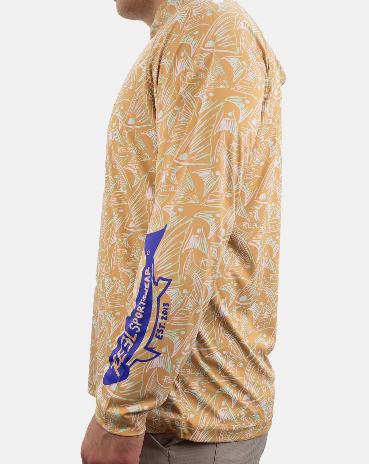 Reel Sportswear Rythems men's Performance fishing hoody