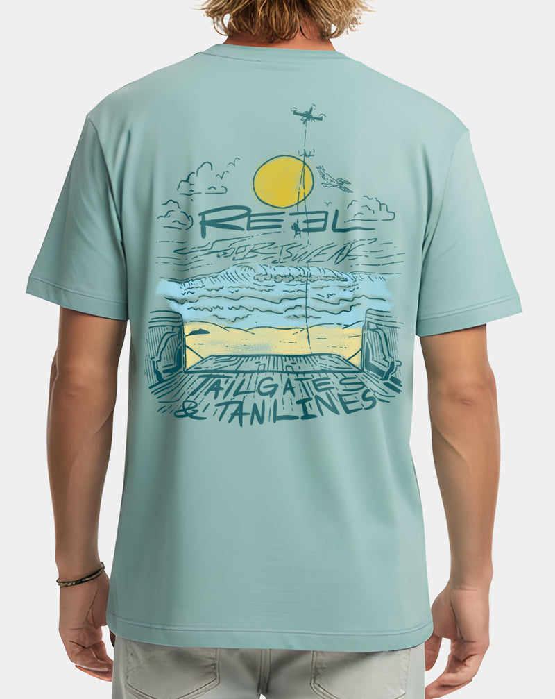 Tailgates & Tanlines Tee – Sea