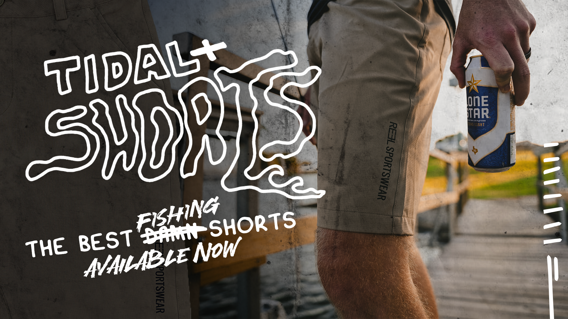 Tidal Men's fishing bottoms, fishing shorts, stretchy fishing shorts, the best fishing shorts