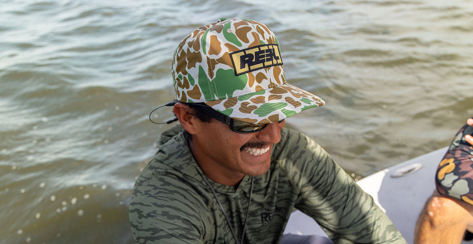 Wack'em Fishing Camo hat - Reel Sportswear Headwear