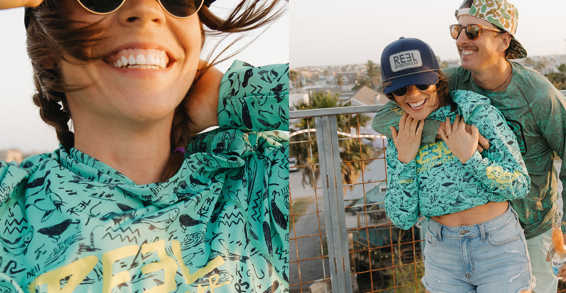 Reel Sportswear Women's Longsleeve Fishing Shirts. Fishing tops for women and the fishing lifestyle