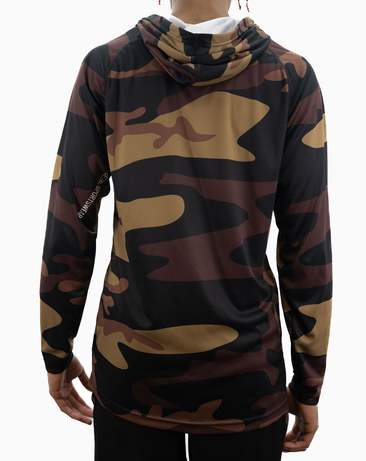 Badlands fishing hoody Black - back
