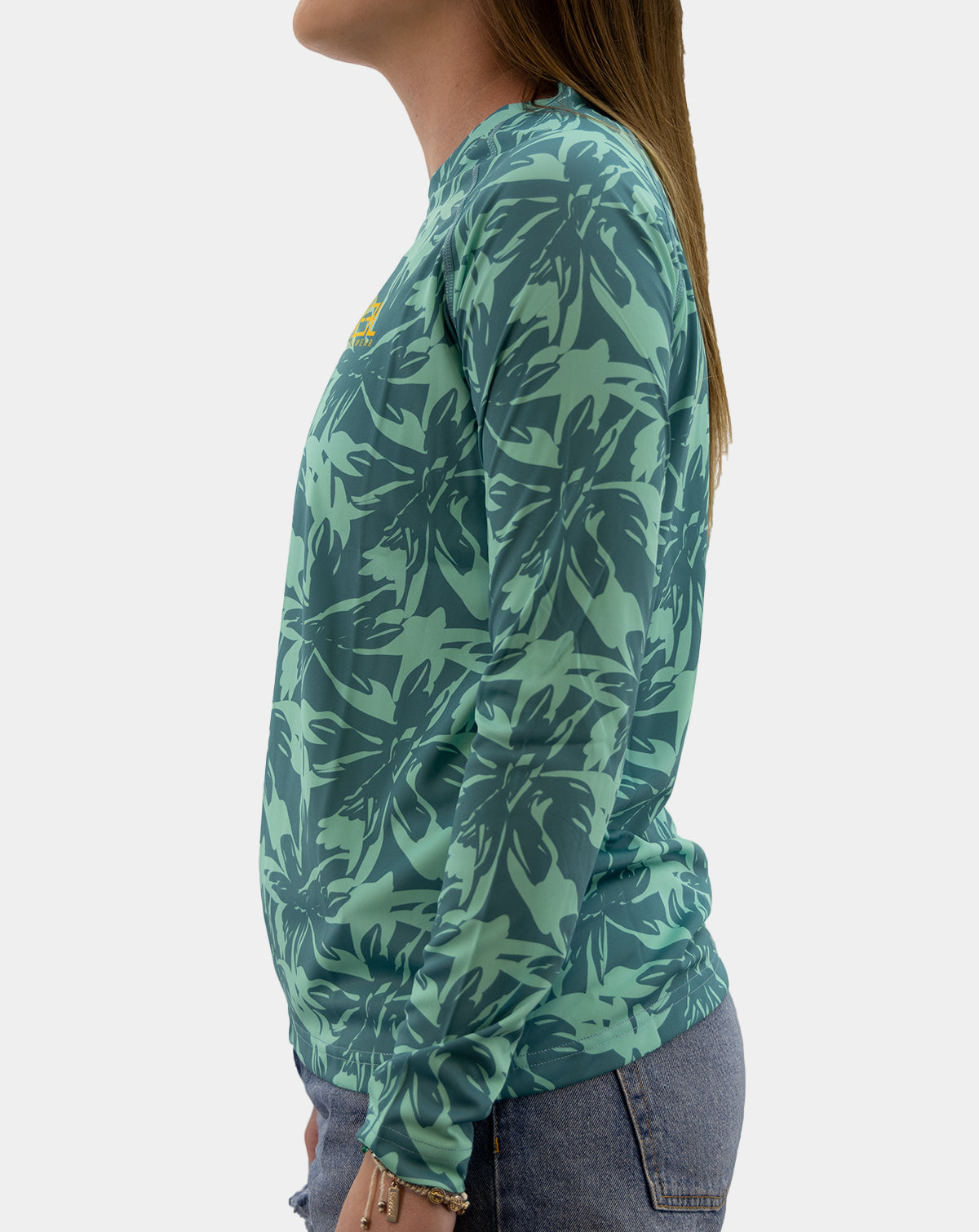 Kauai | Teal women's fishing long sleeve shirt