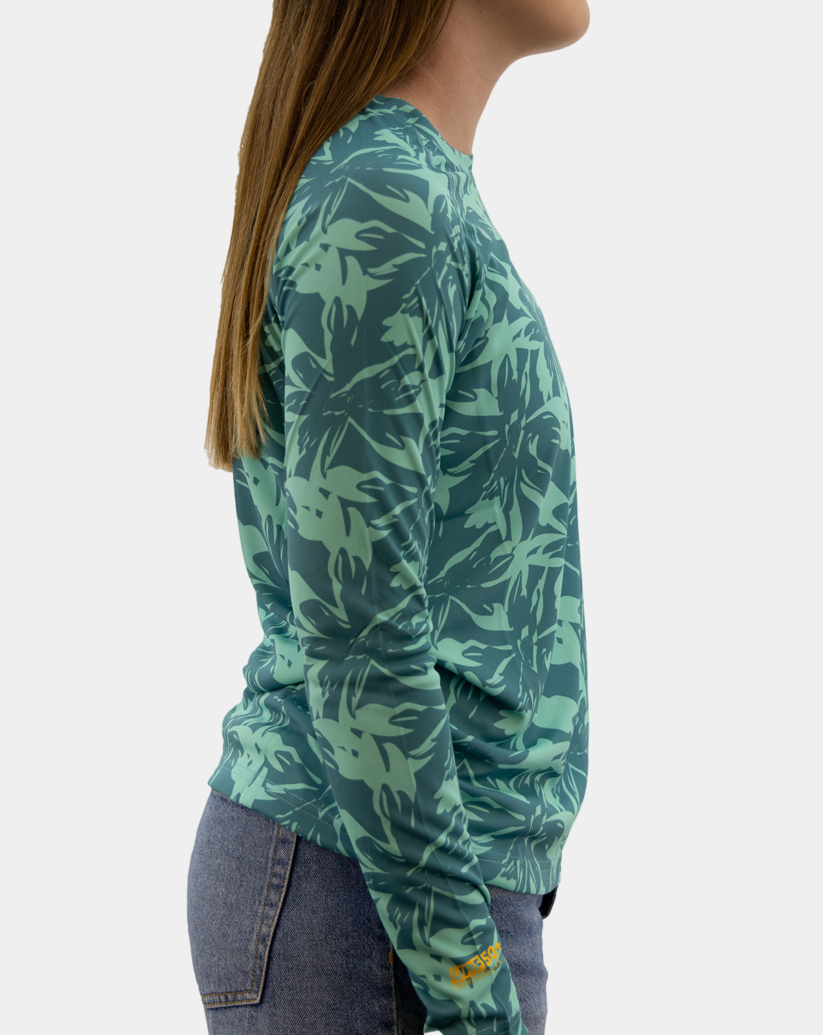 Kauai | Teal women's fishing long sleeve shirt