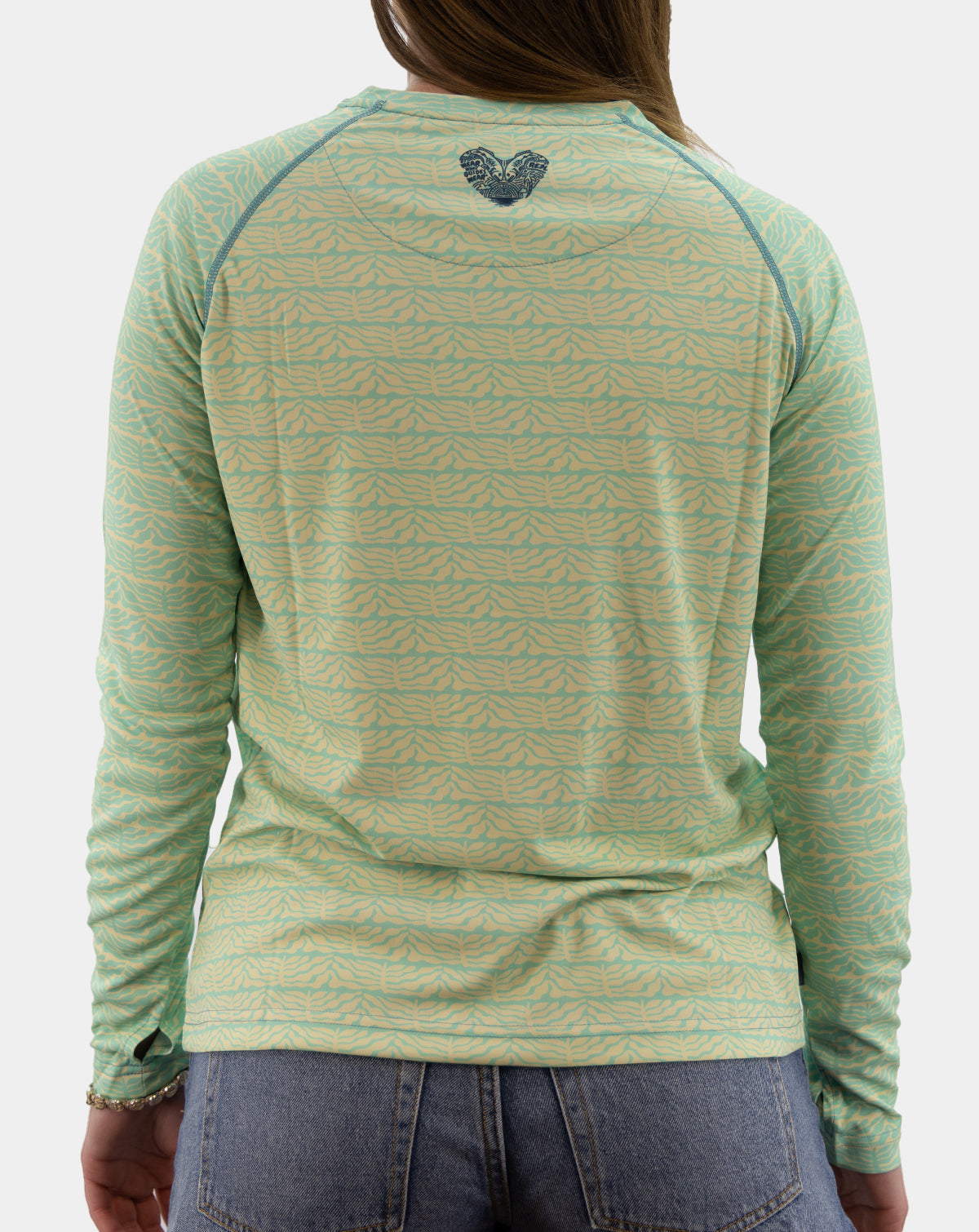 Raeni | Green women's fishing long sleeve shirt