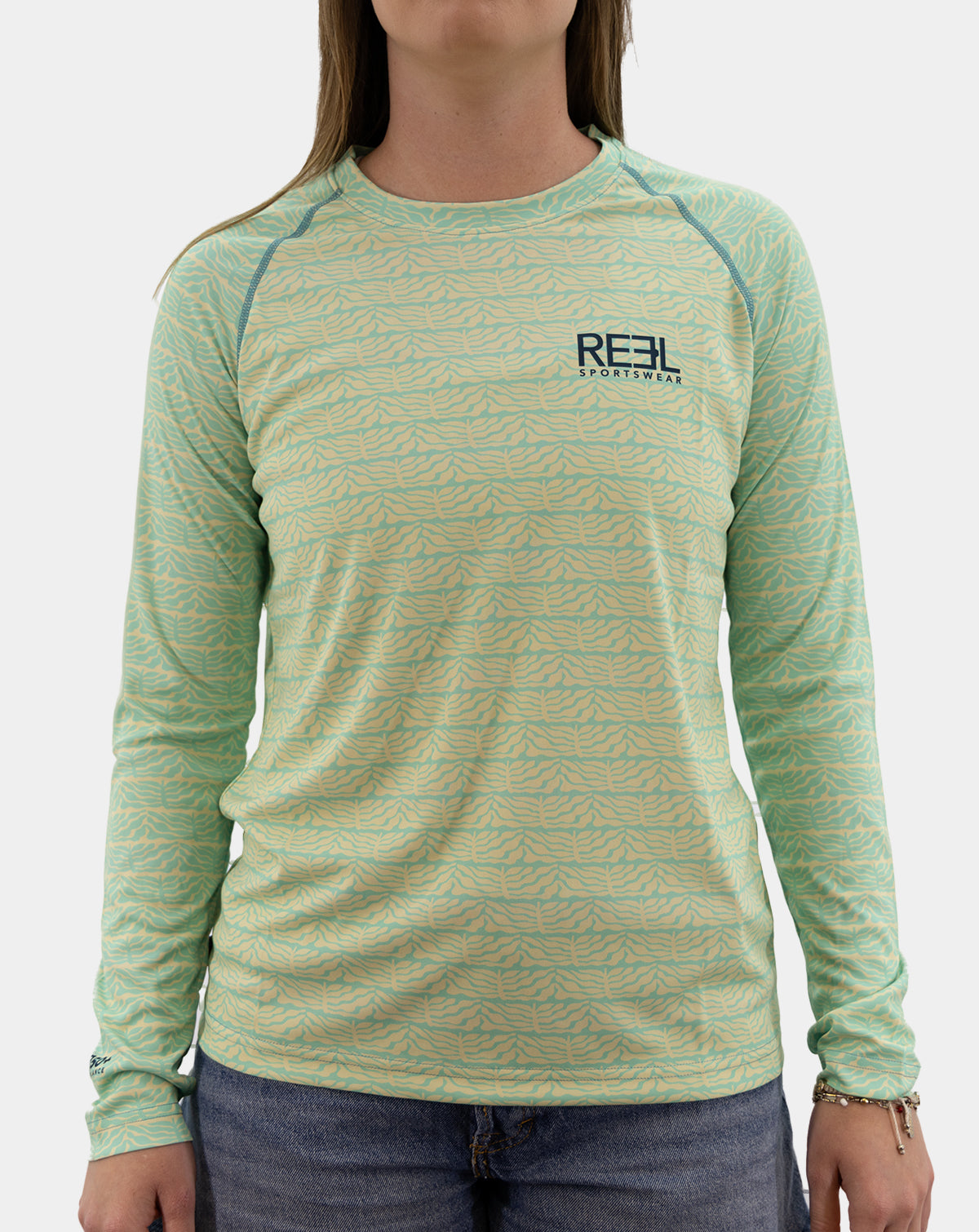 Raeni | Green women's fishing long sleeve shirt