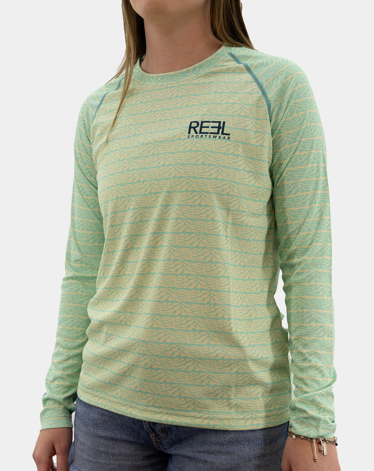 Raeni | Green women&#39;s fishing long sleeve shirt