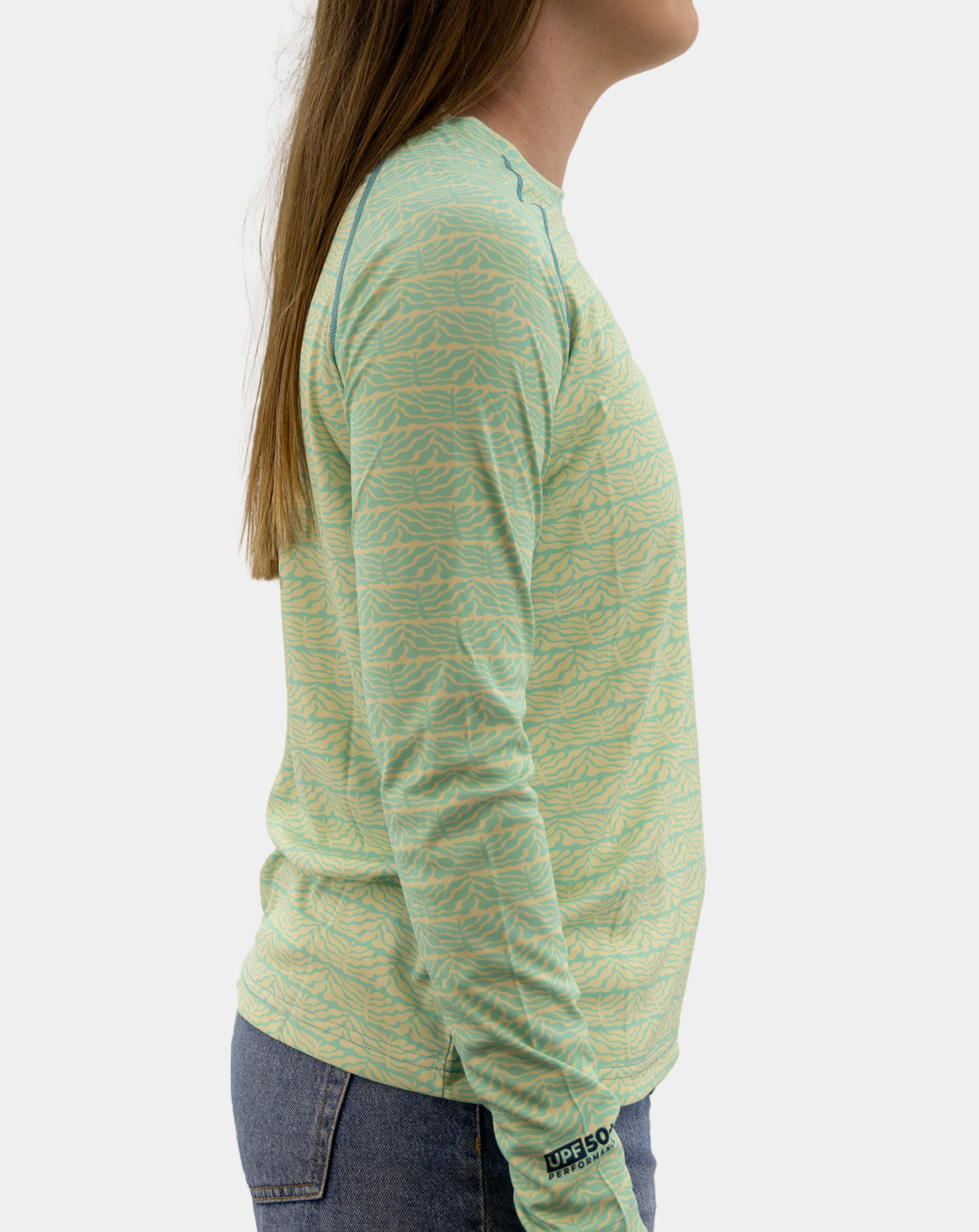 Raeni | Green women's fishing long sleeve shirt