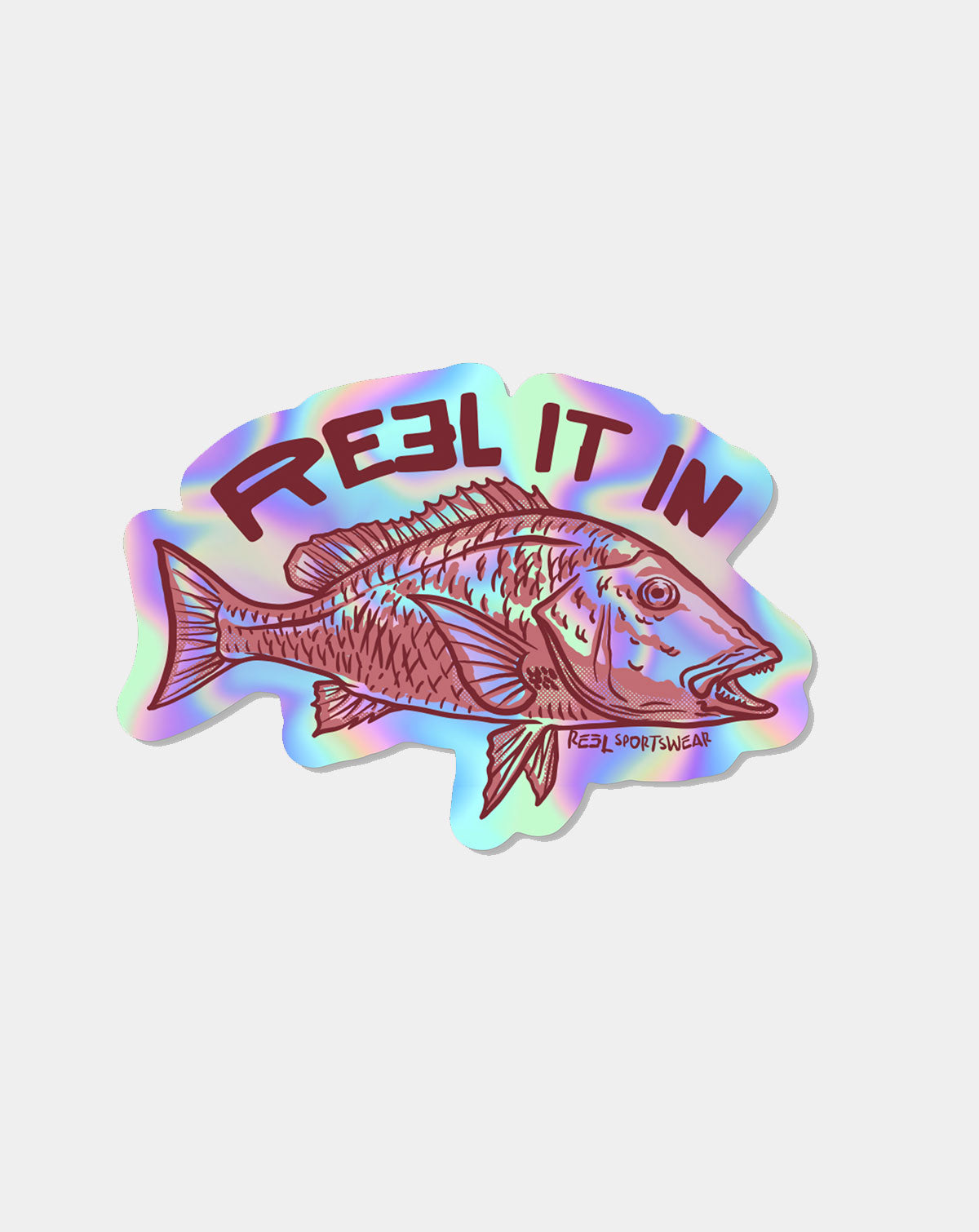 Snapper holographic - Fishing Decal