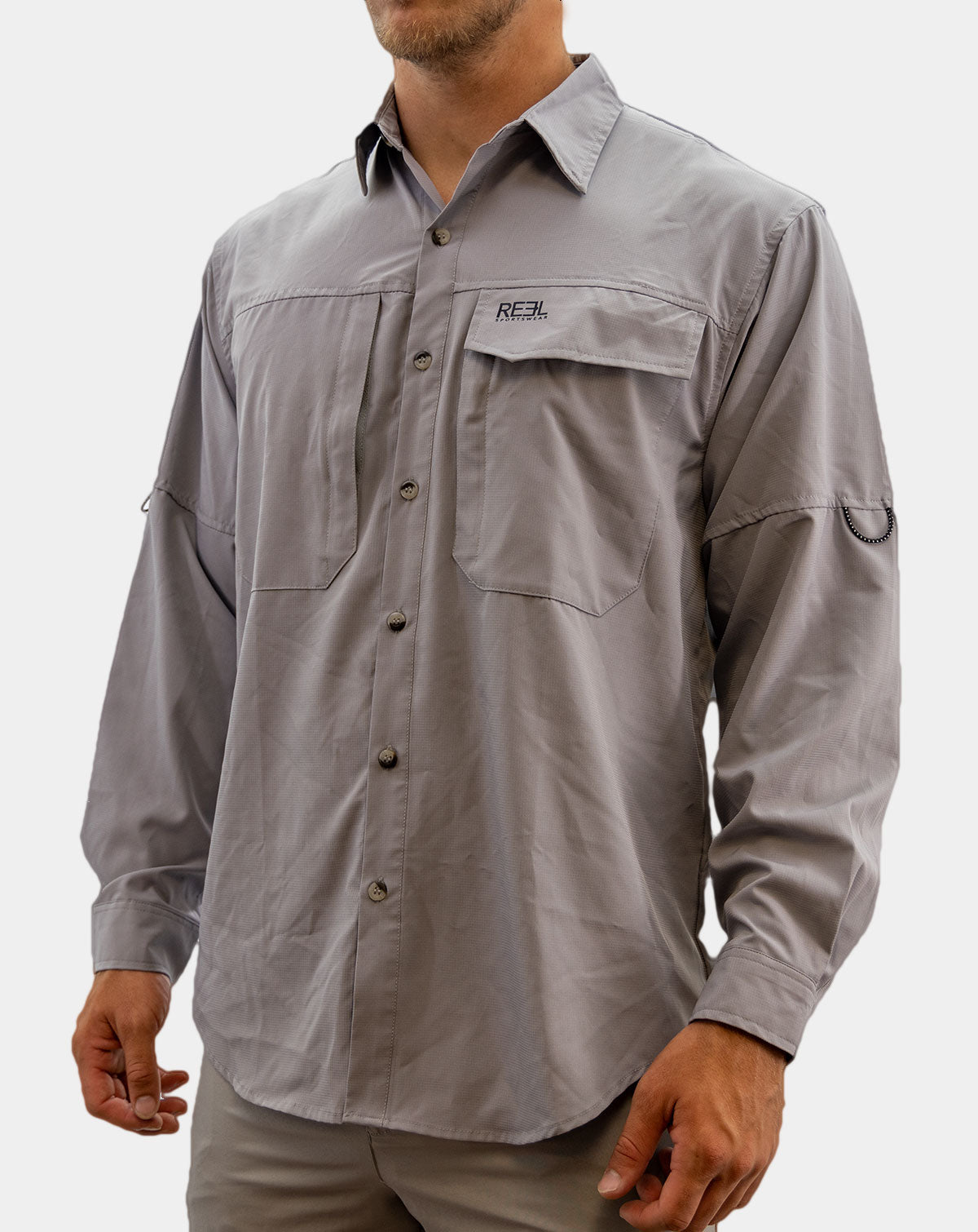 Up River Men's Button Down Fishing Shirt