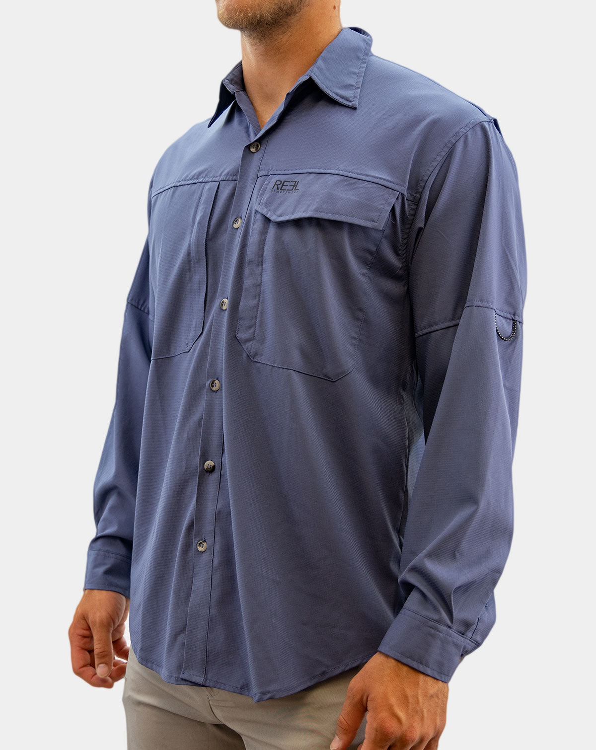 Up River Men's Button Down Fishing Shirt