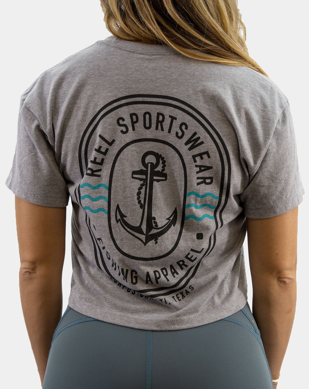 Women&#39;s Fishing Surf Crop Top - Boy&#39;s Club - Reel Sportswear